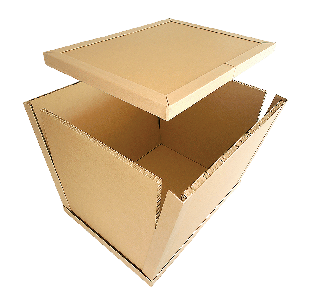 Export box ett alternativ till tunga lårar och lådor av trä eller plywood