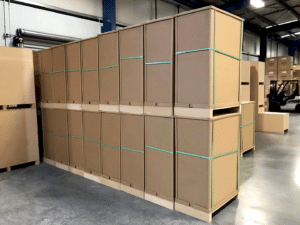 Eltete cardboard box for export and domestic shipments
